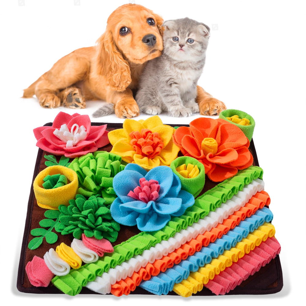 Oliumt Snuffle Mat dog sniffing treats for mental enrichment.