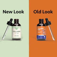 Oliver & Co. Collagen for Dogs joint-mobility bottle highlights flexible movement.