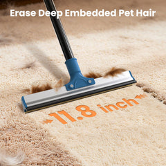Ollapet handheld brush cleans upholstery and car seats effectively.