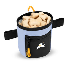 OllyDog Goodie Treat Bag three-ways-to-wear demonstrates versatility for training.
