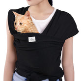 Olsalv sling close-up showcases breathable cotton-spandex fabric for everyday comfort.