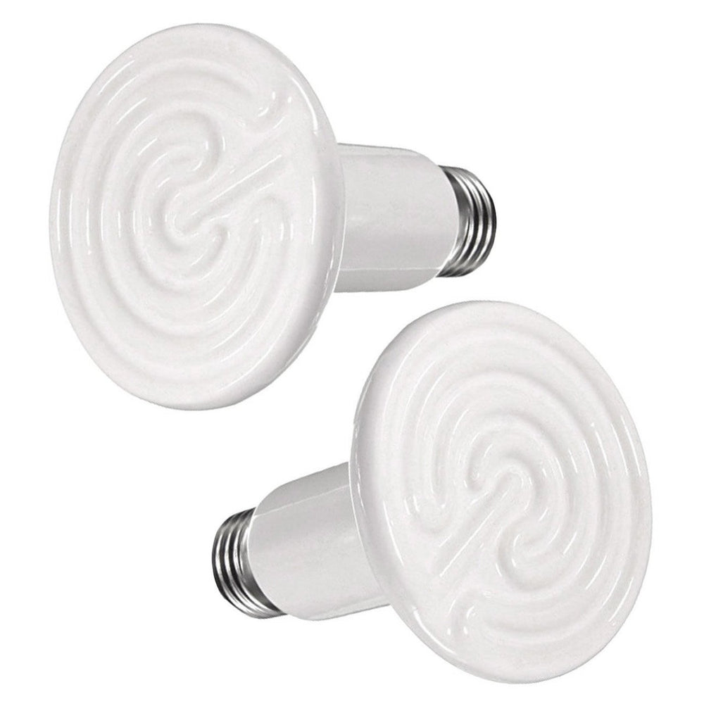 OMAYKEY 75W ceramic heat emitter bulb delivers steady infrared warmth for reptiles