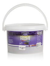 Omega One Super Color Floating Cichlid Pellets front package shows premium ingredients for vibrant color and health.