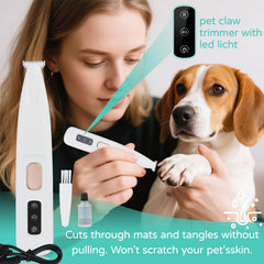 OMYGYM dog ear trimmer ceramic blade enables precise, quiet grooming at home.