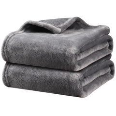 Onarway dog blanket 2-pack folded for easy storage and travel readiness.