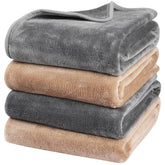 Onarway dog blanket pack 40x28 in grey and khaki provides cozy warmth