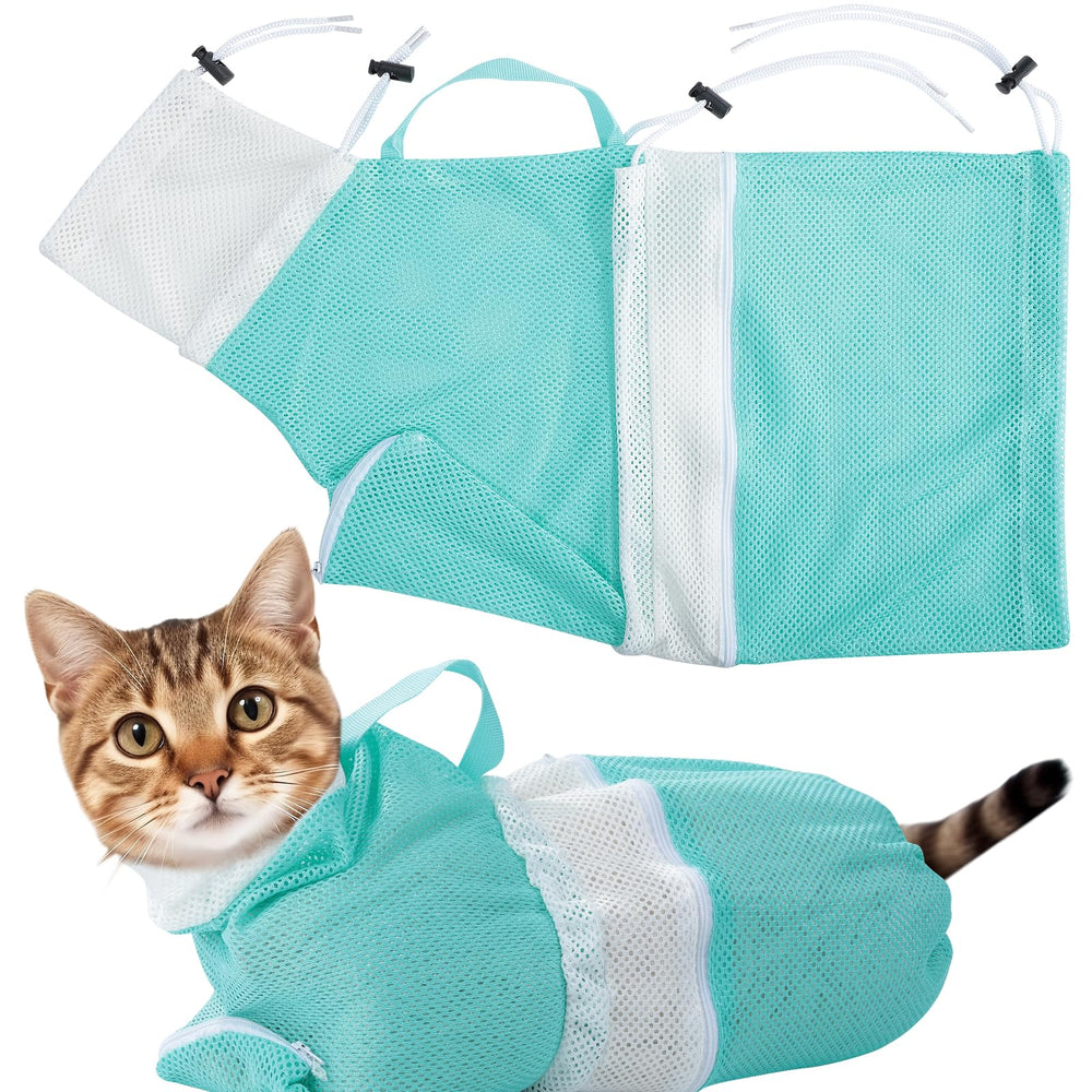 ondware cat bathing bag package—complete grooming solution for bath time.