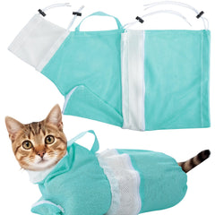 ondware cat bathing bag package—complete grooming solution for bath time.