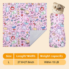 Ondware cat grooming wrap shows breathable fabric for calm grooming sessions.