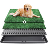ondware dog grass pad tray 35x23in ready for indoor potty training use.