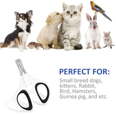 OneCut pet nail clippers curved head prevents accidental nicks