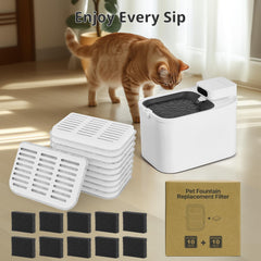 ONECUTE square pre-filter sponge closeup—hair and debris capture to prevent pump clogging.