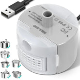 ONECUTE SMA-800 ultra-quiet pump side view delivering peaceful fountain operation.
