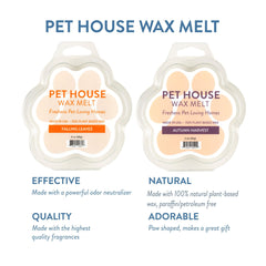 One Fur All autumn harvest wax melt delivers warm, spicy notes for cozy evenings