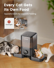 oneisall feeder showing 5-liter capacity for dry food storage