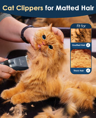 Oneisall cat-clippers low-noise 50db keeps pets calm during trimming