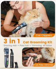 oneisall cat clippers paw trimmer for precise paw-area trimming to prevent snags