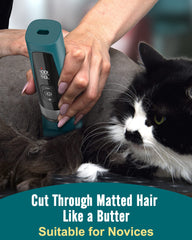 oneisall cat grooming kit 5-speed dial for coat texture adjustments