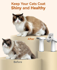 Oneisall cat hair vacuum action captures loose fur while smoothing the coat.