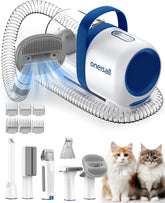 Oneisall cat vacuum groomer quiet-48db provides soothing grooming for sensitive felines.