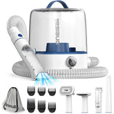 oneisall cordless dog grooming vacuum kit main view highlights all-in-one grooming and cleanup efficiency