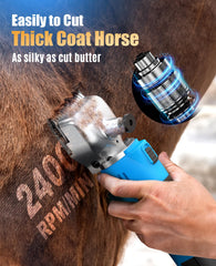 Oneisall detachable carbon steel blades provide sharp performance and easy cleaning.