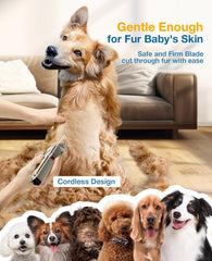 Oneisall clippers with detachable combs for versatile pet styling