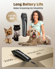 oneisall dog clippers detachable blades for easy cleaning and replacement