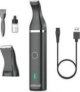 oneisall dog clippers double blades for versatile trimming