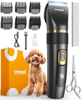 Oneisall dog clippers front view for at-home grooming convenience.