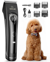 oneisall dog clippers heavy-duty motor powers thick coats for smooth trimming