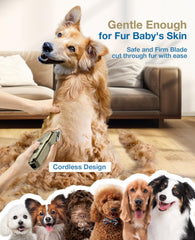 oneisall dog clippers IPX7 waterproof for easy cleaning.