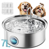 Oneisall dog fountain 7L capacity for large breeds
