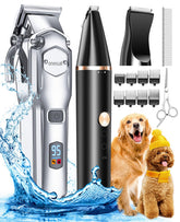 Oneisall dog grooming kit heavy-coat clips enable quick trimming for thick fur