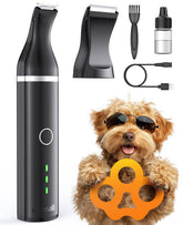 oneisall dog paw trimmer front view shows compact cordless design for at-home grooming.