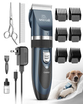 Oneisall dog shaver clippers with quiet low-noise motor for calm grooming