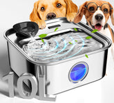 oneisall dog water fountain highlights its 10L capacity for large breeds and steady hydration