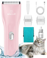 Oneisall pet clipper for matted hair trims fur smoothly
