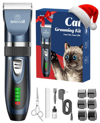 Oneisall quiet-cat-clippers cordless design enables easy grooming anywhere