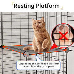 Oneluck safe platform and ramp design protecting paws during climbs