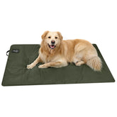 ONETIGRIS large dog bed green cover with soft Oxford fabric for cozy indoor comfort.