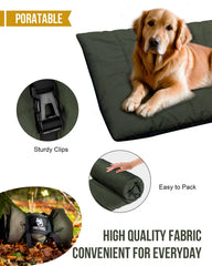 ONETIGRIS large dog bed insulation protects pets from cold floors.