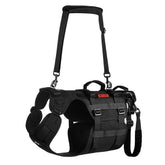 OneTigris dog lift harness front chest piece supports even weight distribution for comfortable lifts.
