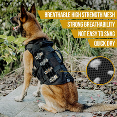 OneTigris No Pull harness airy mesh keeps dogs cool in all seasons.
