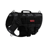 ONETIGRIS No Pull harness front view shows MOLLE panel for quick-access accessories.