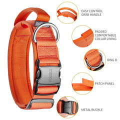 ONETIGRIS Tough Dog Collar padded lining reduces abrasion for comfortable all-day wear.
