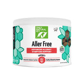 Only Natural Pet AllerFree bacon soft chews in dish for immune support.