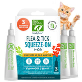 Only Natural Pet EasyDefense drops applied between shoulder blades for flea and tick protection