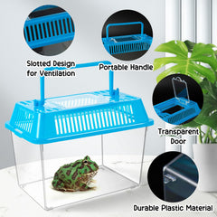 ONLYFU handled reptile breeding box designed for portable transport.