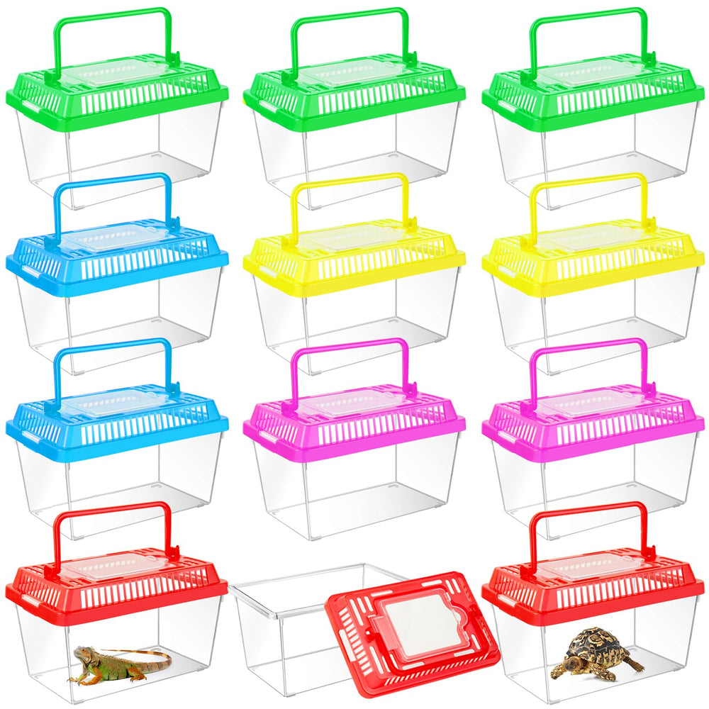 ONLYFU plastic reptile breeding box compact lid for simple transport and temporary housing